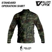 ราคา Valor PX STANDARD OPERATION SHIRT SOS ลายพรางดิจิตอล ทหารเรือ RTN เสื้อแขนยาว Tactical เสื้อทหาร ระบายอากาศ มีช่องใส่ปากกา (23041924829)