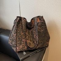 ราคา กระเป๋าผ้าแคนวาสพิมพ์ลายเสือดาวความจุขนาดใหญ่ ผู้หญิง กระเป๋าถือสไตล์พร็อพไหล่เดี่ยวกระเป๋าสากลกระเป๋าคลอดบุตร (22791422376)