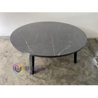 ราคา โต๊ะญี่ปุ่น โต๊ะพับอเนกประสงค์ หน้ากลม ขนาด 75x75 ซม มี 3 ลาย หินดำ หินขาว ไม้บีช UK99 (18453023510)