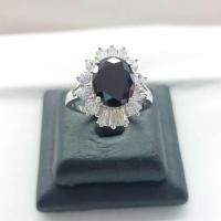 ราคา แหวนนิลแท้ แหวนเงินแท้ 925 ชุบทองคำขาวแท้ (13929123279)