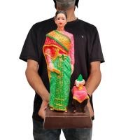 ราคา พระนางจามเทวี เเต่งสีสวยงาม ขนาด ประมาณ 5 นิ้ว บูชาเป็นมิ่งขวัญ (21222663163)