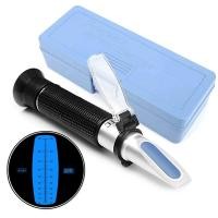 ราคา Refractometer แบบใช้มือถือ 0 90 เครื่องวัดน้ําตาล Brix Refractometer เนื้อหาน้ําตาลเครื่องมือวัดเฉพาะสําหรับน้ําตาลอาหารผลไม้ (23026391430)
