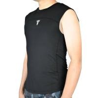 ราคา เสื้อรัดกล้ามเนื้อ แขนกุด รุ่น BKP ดำ THATA Cool Compression Sleeveless Shirt เสื้อแขนสั้น บอดี้ฟิต เสื้อรัดรูป Body fit (9141826480)