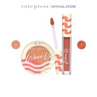 ราคา CUTE PRESS เซ็ต WAVE UP FIX BLUSH คู่ POWER FIX MATTE LIQUID LIP (22821912810)