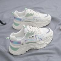 ราคา cicishopp รองเท้าผ้าใบ สไตล์เกาหลี เสริมส้น 3 สี มีแถบโฮโลแกรม กากเพชร (21016033903)