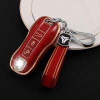 ราคา Porsche เคสกุญแจ พวงกุญแจซิลิโคน 911Taycan Panamera Cayenne (18685354536)