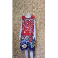 ราคา ผ้าลายพรีเมี่ยม ชุดเสื้อคอปาดแขนในตัว ใส่นอน ใส่อยู่บ้าน ใส่เล่น ชุดผ้าปาเต๊ะ สีสันสดใส ใส่สบาย ไม่ตกสี ขนาดฟรีไซส์ เสื้อผ้าสวยขนาดนี้เป็นของคุณนะ (23000141109)