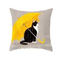ราคา Cute Cat Pillow Case Cute Cat Throw Pillow Case Cover Decorative Pillowcases Cute Cat Pillow Case Cover poszewka kussensloop (22756571429)