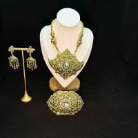 ราคา ชุดเครื่องประดับไทยล้านนา สร้อยคอโบราณ ชุดล้านนา หัวเข็มขัด ใส่ไปร่วมงานลอยกระทง (23045212534)