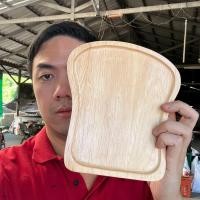 ราคา จานไม้ ทรงขนมปัง ขนาด 6x8 นิ้ว ไม้ยาง เกรด A ส่งตรงจากโรงงาน ออกใบกำกับภาษีได้ (23040903649)