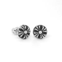 ราคา Chrome Hearts Sterling Silver 925 เครื่องประดับเงินแท้ ต่างหู Cross Stud Earring Code CED004 (13639226282)