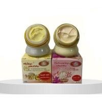 ราคา เซ็ทคู่ ครีมไข่มุกผสมบัวหิมะ ครีมกันแดดไข่มุก ของแท้ 100 หน้าขาวใส ไร้จุดด่างดำ ให้ผิวเนียน (16552259925)