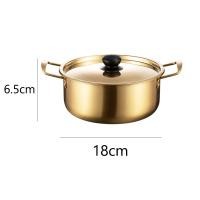 ราคา หม้อทองเหลือง พร้อมฝาปิด หม้อมาม่า หม้อเกาหลี หม้อราเมง หม้อสแตนเลส304 หม้อไฟ หม้อมีหูหิ้ว อุปกรณ์เครื่องใช้ในครัว หม้ออลูมิเนียม หม้อต้มอาหาร (19485847458)