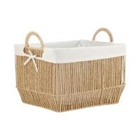 ราคา INDEX LIVING MALL ตะกร้าอเนกประสงค์ รุ่นซาราห์ ขนาด 38 x 33 x 25 5 ซม สีธรรมชาติ (23137215679)