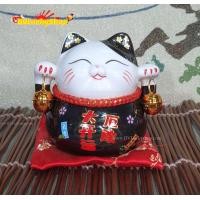 ราคา แมวกวัก แมวนำโชค แมวสไตล์ญี่ปุ่น สูง 3 5 นิ้ว กวักโชคลาภเงินทอง เรียกลูกค้า มี6สี เซรามิค 0201903 x (15815119558)