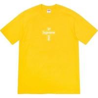 ราคา Supreme 20FW เสื้อยืดแขนสั้นพิมพ์ลายโลโก้ Cross Boxlogo (17041885018)