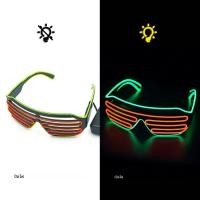 ราคา แว่นตาเรืองแสง LED ฮาโลวีนเรืองแสงนีออนปาร์ตี้คริสมาสต์แว่นตาสะท้อนแสงเรืองแสงเครื่องแต่งกายของเทศกาลแก้ว (22914030131)