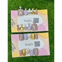 ราคา เล็บปลอมสีเจลเซตมือ เท้าสีเจลแท้ลายน่ารักๆ (16316342027)