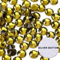 ราคา มะกอกสีเขียว Rhinestone Non Hotfix เล็บอัญมณีประกาย Strass คริสตัลกาวเจาะบนเสื้อผ้า (21561074571)