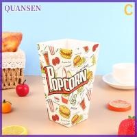 ราคา QUANSEN กล่องใส่ป๊อปคอร์น10ชิ้นถังใส่ถ้วยกระดาษป๊อปคอร์นสำหรับธีมวันเกิดกล่องข้าวโพดคั่วตกแต่ง (22910682990)