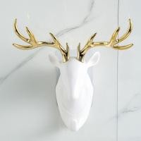 ราคา PETIYOUZA สัตว์สัตว์สัตว์ ตะขอแขวนหัวกวาง อุปกรณ์ติดผนัง การติดตั้งแบบไม่มีเครื่องหมาย ตะขอแขวนตกแต่งเขากวาง ของขวัญสำหรับเด็ก เอบีเอสเอบีเอส ของตกแต่งบ้าน (21904136425)