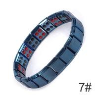 ราคา 7สีผู้ชายเหล็กไร้สนิมสายรัดข้อมือผู้ชายพลังงานเพื่อสุขภาพBalance Germaniumสร้อยข้อมือแม่เหล็ก (895418435)