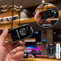 ราคา เคส กุญแจ รถ HONDA เคสรีโมทกุญแจรถยนต์ สําหรับ JAZZ GK CIVIC FB 2014 พวงกุญแจรถ (22636083245)