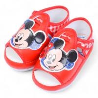 ราคา รองเท้าเด็กชายและหญิงรองเท้าเด็ก สำหรับหัดเดิน พื้นนุ่ม ใส่กันลื่น มีเสียง ลายมิกกี้เมาส์ มินนี่เมาส์ ขนาด12 14cm (21814858382)
