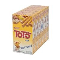 ราคา Ojo โอโจ้ เวเฟอร์ชนิดแท่งสอดไส้ครีม รสนม 17 กรัม แพ็ค 6 กล่อง (9761577856)