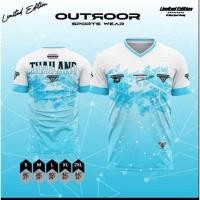 ราคา OUTDOOR เสื้อกีฬาคอวี พร้อมส่ง 6 สี ผ้าไมโครนุ่มลื่น (22985976105)