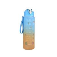 ราคา ขวดน้ำพลาสติก BPA สำหรับนักเรียนดื่มขวดพร้อมหลอดแก้วน้ำแบบสปอร์ตสำหรับฟิตเนสขวดน้ำสำหรับเล่นกีฬาขนาด32ออนซ์900มล ขวดน้ำ (22970996399)