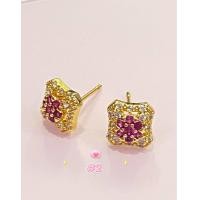 ราคา ต่างหูห่วงทอง ต่างหูทองชุบ (21579367988)