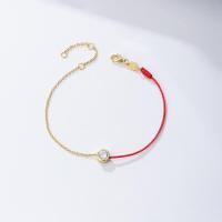 ราคา ด้ายแดงแห่งรัก นำเข้าฮ่องกง ด้ายแดงนำโชคด้านความรัก ประดับ เพชร CZ ไม่ลอกไม่ดำ สวยหรูดูดี (21605341088)