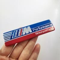 ราคา 1 X อลูมิเนียม BMW Motorsport รถโลโก้ตกแต่งรถยนต์ด้านข้าง Fender ตรารถยนต์หลังสติกเกอร์รูปลอก BMW M ประสิทธิภาพ (21482418923)