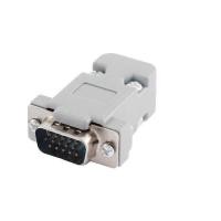 ราคา หัวประกอบ VGA DB15 Male Female head 3 rows 15 pins welding head metal shell connector computer video interface VGA plug (21097744670)