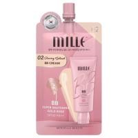 ราคา Mille Super Whitening Gold Rose BB Cream SPF30 PA บีบีครีมส่วนผสมของทองคำบริสุทธิ์ ช่วยชะลอการเกิดริ้วรอย (21460748296)