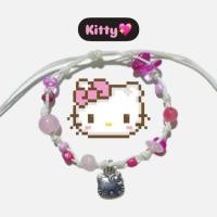 ราคา กำไลเชือกเทียนคู่รัก ตามตัวการ์ตูน Kitty Kuromi กำไลคู่ กำไลข้อมือคู่รัก (23043562445)