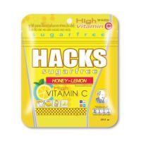 ราคา Hacks Sugar free Honey Lemon Menthol Eucalyptus Original ขนาด 20 5 g แฮ็คส์ ลูกอมปราศจากน้ำตาล 1ซอง 20 5กรัม (22930056752)