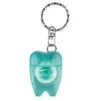 ราคา Hellosmile Floss Keychain Teeth Shape พวงกุญแจ ไหมขัดฟัน ไหมขัดฟันพกพา จัดฟัน อุปกรณ์ทำความสะอาด ช่องปาก 1ชิ้น (19664390919)