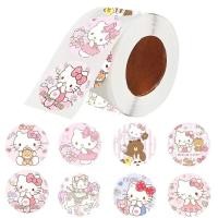 ราคา สติกเกอร์ซานริโอ500ชิ้น ม้วนลายการ์ตูนน่ารักคุรุมี่คิตตี้ Cinnamoroll แบบทำมือตกแต่งของขวัญอุปกรณ์ศิลปะรูปลอกของเล่น (22953811422)