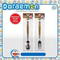 ราคา ช้อน ส้อม สแตนเลส พลาสติก คิตตี้ โดราเอมอน โดเรมอน ลายลิขสิทธิ์ Kitty Doraemon ช้อนส้อม การ์ตูน เด็ก (22075907262)