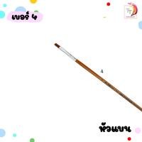 ราคา HORSE ตราม้า พู่กันสีอะคริลิค ชนิดหัวแบน รุ่น H 806 เบอร์ 1 24 จำนวน 1 อัน (22846724883)