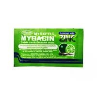 ราคา มายบาซิน Mybacin Zinc เม็ดอม แก้เจ็บคอ คอแห้ง ชุ่มคอ มายเซพติค ผสมซิงค์ รสส้ม มะนาว มิ้นท์ 10 เม็ด (22804314194)