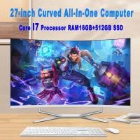 ราคา Lenovo factory AIO 24 inch All in one PC คอมพิวเตอร์ desktop computer คอมพิวเตอร์ตั้งโต๊ะ แบบบางเฉียบ24 นิ้วLED Intel Core i7 i5 i3 16GB RAM SSD 512GB Win10 รับฟรี Home Office Learning Games (22919855