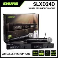 ราคา Shure SLXD24D B58 1ลาก2 ไมโครโฟนแบบมืออาชีพไมโครโฟนมือถือแบบไร้สายคุณภาพสูงดิจิตอลแบบไดนามิกระดับมืออาชีพ (22881712918)