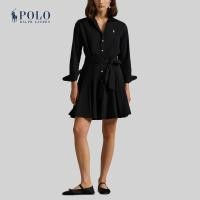 ราคา Polo Ralph Lauren ชุดเดรสผู้หญิง Paneled Cotton Shirtdress รุ่น WMPODRSNFA20746 สีดำ (22732585756)