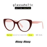 ราคา ลดกระหน่ำ กรอบแว่นสายตา Miu Miu รุ่น MU06TVA ทรง Cat Eye ดีไซน์ล้ำ (19166327869)