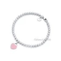 ราคา Tiffany Co กลับมาอีกครั้งที่ Tiffany Silver Blue Pink Red สร้อยข้อมือลูกปัดทิฟฟานี่ ประดับเพชร 4 มม สร้อยข้อมือดีไซน์หรูหรา มอบของขวัญแสนโรแมนติกให้กับคนที่คุณรัก (22421764071)