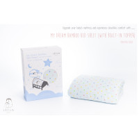 ราคา Iflin Baby ผ้าปูที่นอนใยไผ่ มีtopperนุ่มๆในตัว My Dream Bed Sheet with built in topper มี 3 ขนาด (22059597149)