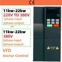 ราคา Ready Stock 11KW 22KW 220V TO 380V Economical VFD Variable Frequency Drive Converter Inverter 11KW 22KW Motor Speed Controller (22589642921)